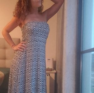 Bobeau two way wear maxi skirt & midi dress